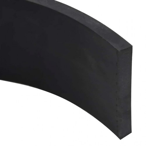 Gummikant til sneplov 150 x 10 x 1 cm - sort