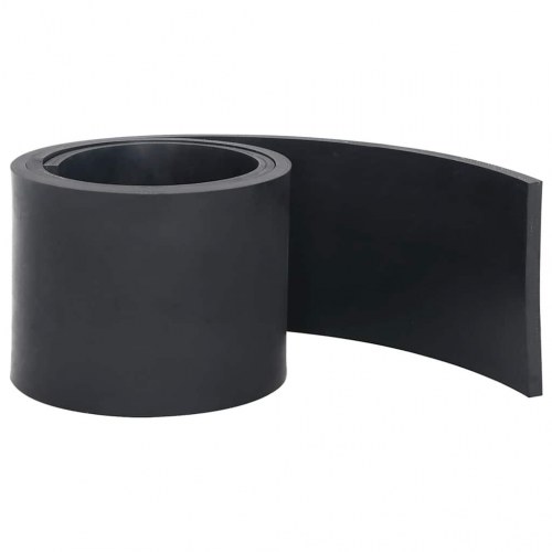 Gummikant til sneplov 180 x 15 x 1 cm - sort