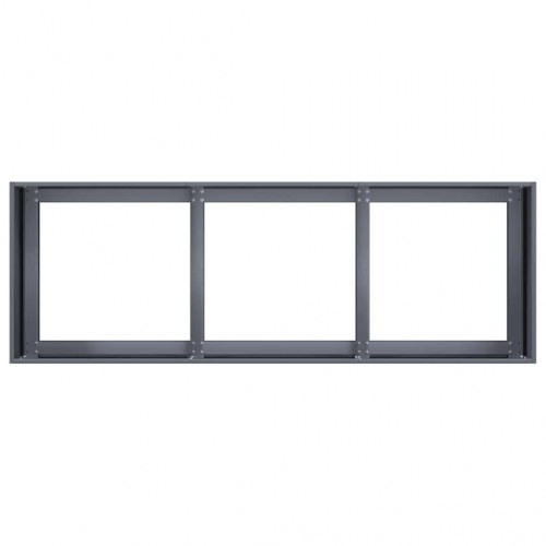 Plantekasse antracit 120 × 40 × 40 cm - koldvalset stål