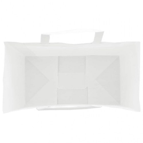 Papirposer med håndtag 50 stk. 32 x 17 x 44 cm - hvid