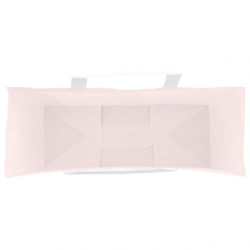 Papirposer med håndtag 50 stk. 45 x 17 x 48 cm - lyserød