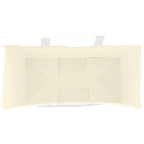 Papirposer med håndtag - 50 stk., 26×12×35 cm, gul