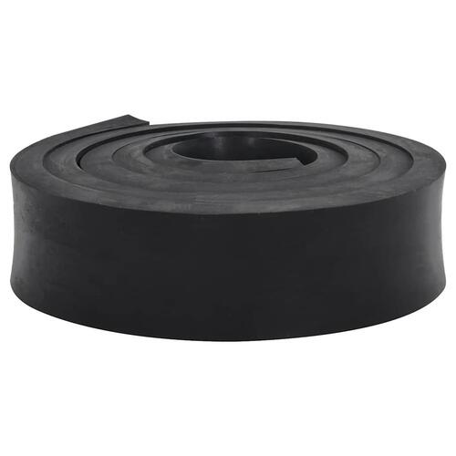 Gummikant til sneplov 250x8x2 cm sort