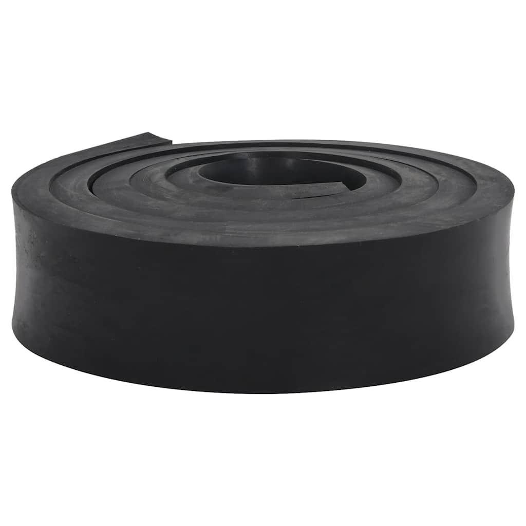 Gummikant til sneplov 250x8x2 cm sort
