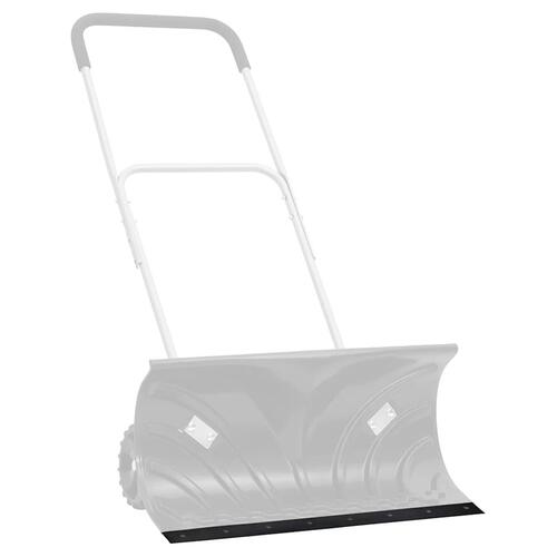 Gummikant til sneplov 250x8x2 cm sort
