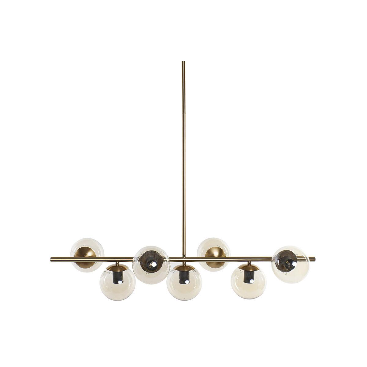 Loftslampe Dkd Home Decor Gylden Metal Krystal 96 X 30 X 130 Cm