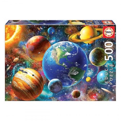 Puslespil 500 brikker - Educa Solar System