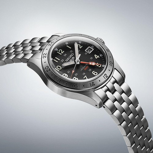 Herreur Seiko SSK023K1 - sølvfarvet armbåndsur til mænd