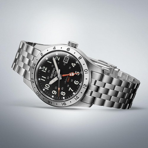 Herreur Seiko SSK023K1 - sølvfarvet armbåndsur til mænd