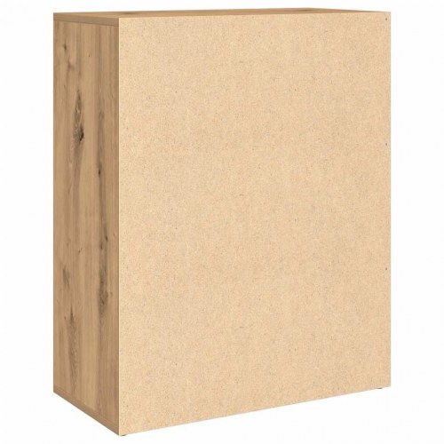 Skænk 60 × 30 × 75 cm i konstrueret træ - egetræsfarve