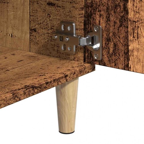 Tv-bord i konstrueret træ - 102×35×50 cm, antikt trælook