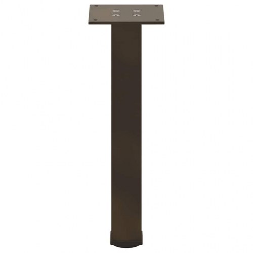 Sofabordsben 4 stk. naturstål 42-44 cm