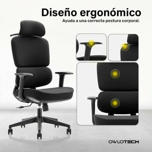 Kontorstol Owlotech Sort
