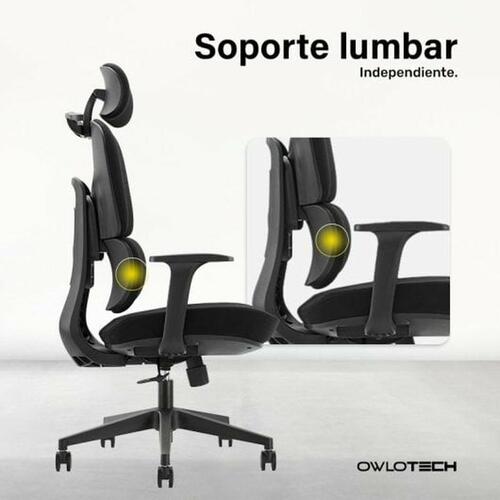 Kontorstol Owlotech Sort