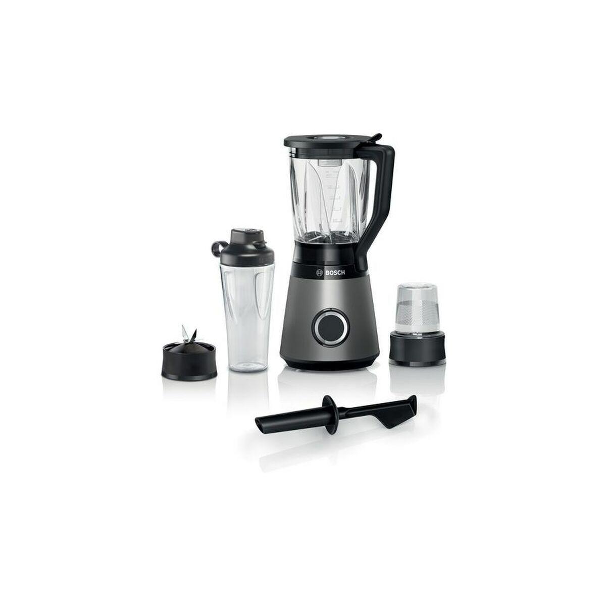 Kop Blender Bosch Mmb6177s 1200 Sort Sort Sølvfarvet Sølvfarvet