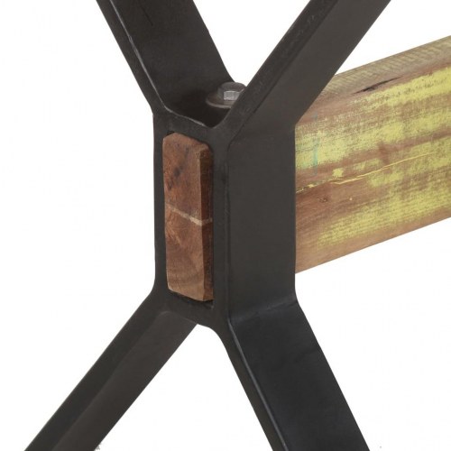 Spisebord 140x70x76 cm massivt genbrugstræ