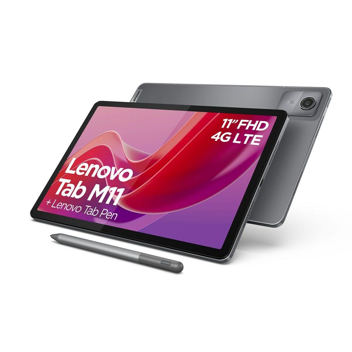 Tablet Lenovo Tab M11 4g 11  " Mediatek Helio G88 4 Gb Ram 128 Gb Grå Mørkegrå