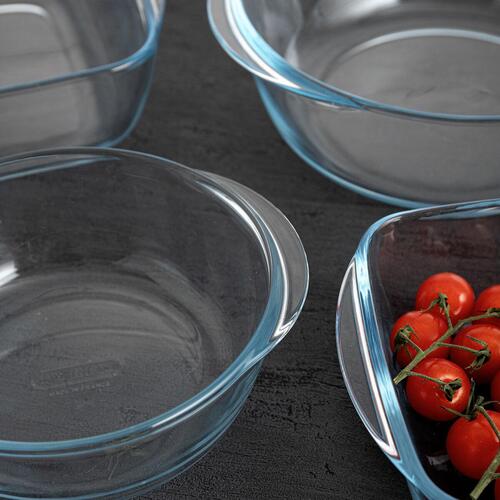 Fad Pyrex Airfryer Gennemsigtig Glas 1 L 20 x 17 cm (10 enheder)