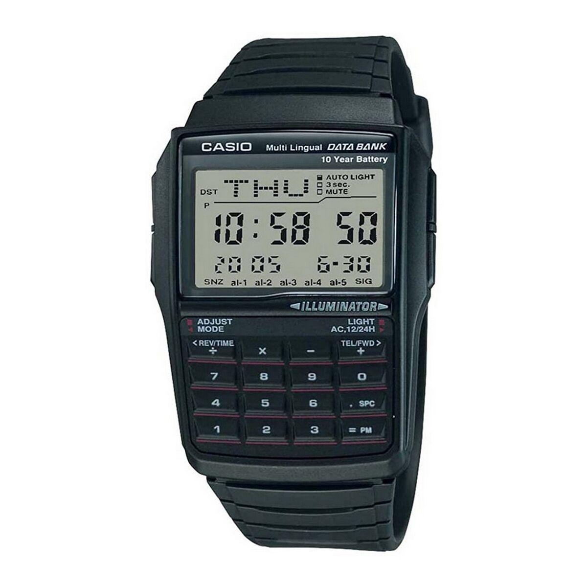 Herreur Casio Databank Calculator Sort Grå