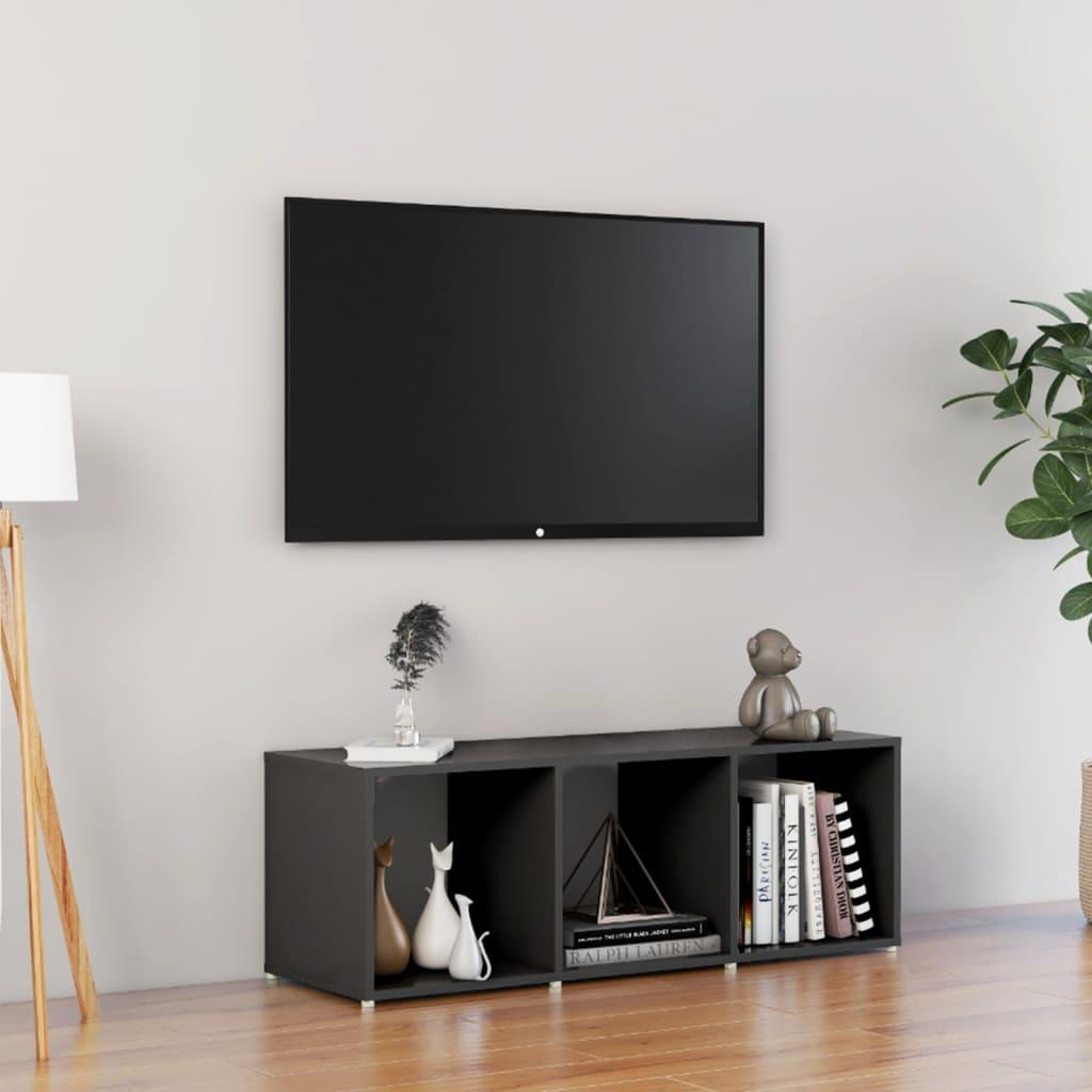 Skab 107x35x37 Konstrueret Træ Grå