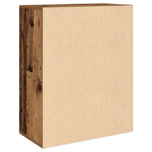 Skænk 60×30×75 cm i konstrueret træ - antikt træ