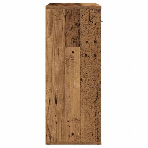 Skænk 60 × 30 × 75 cm i konstrueret træ - antikt træ