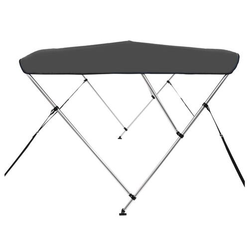 Biminitop med 3 buer 183x196x137 cm antracitgrå