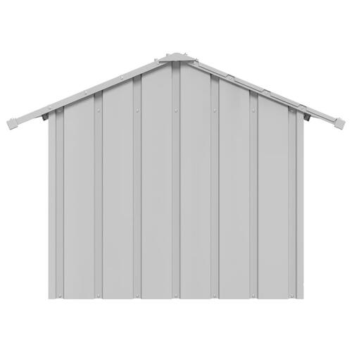 Hundehus med tag 85x107x81 cm galvaniseret stål