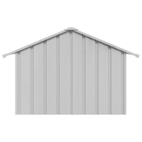 Hundehus med tag 83x130x85 cm galvaniseret stål