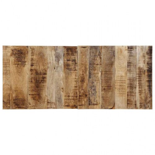 Sengegavl 120 cm i massivt ru mangotræ