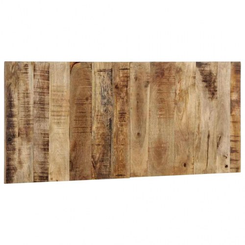 Sengegavl 120 cm i massivt ru mangotræ