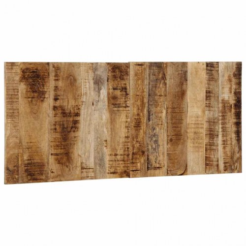 Sengegavl 120 cm i massivt ru mangotræ