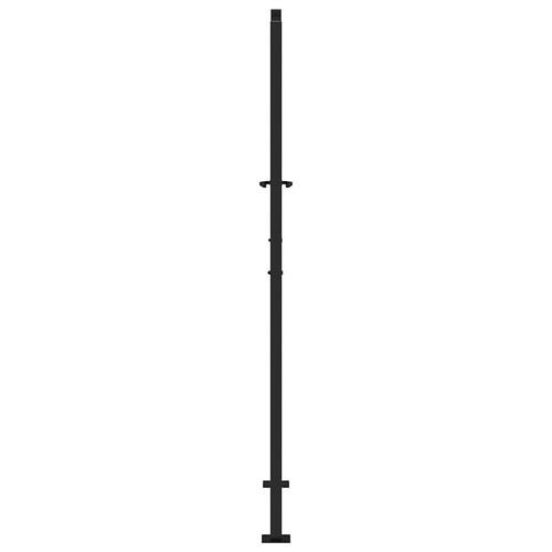 Havelåge 105x180 cm stål let design sort