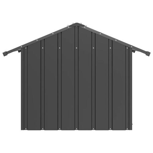 Hundehus med tag 85x107x81 cm galvaniseret stål