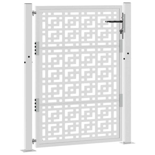 Havelåge 105x130 cm cortenstål krydsdesign