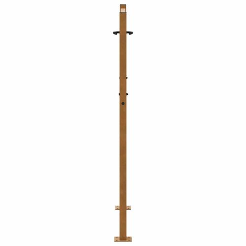 Havelåge 105x130 cm cortenstål krydsdesign