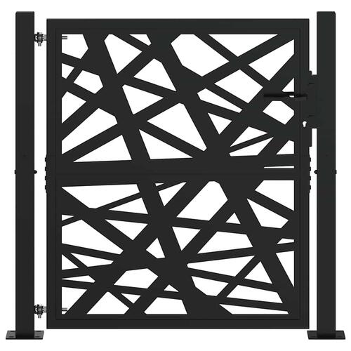 Havelåge 105x106 cm stål let design sort