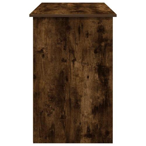 Skrivebord 102x50x75 cm konstrueret træ røget egetræsfarve