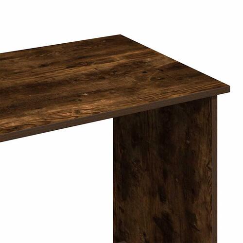 Skrivebord 102x50x75 cm konstrueret træ røget egetræsfarve
