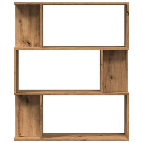 Bogskab 80x24x96 cm konstrueret træ kunsteg