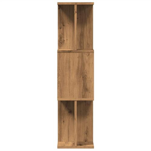 Bogskab 80x24x96 cm konstrueret træ kunsteg