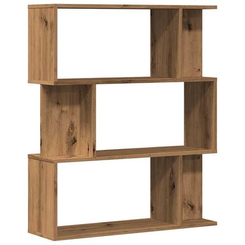 Bogskab 80x24x96 cm konstrueret træ kunsteg