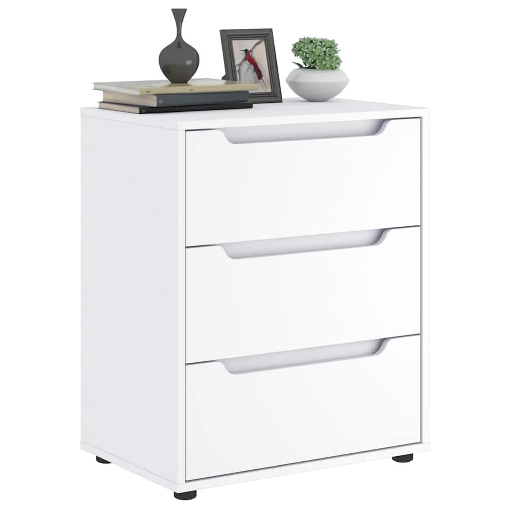 Skænk VISNES 60x40x73 cm konstrueret træ hvid billede