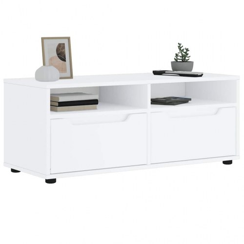 TV-bord VISNES 100 x 40 x 38 cm - hvid