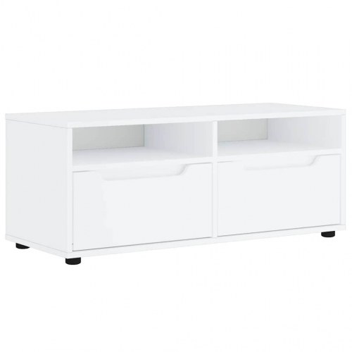 TV-bord VISNES 100 x 40 x 38 cm - hvid