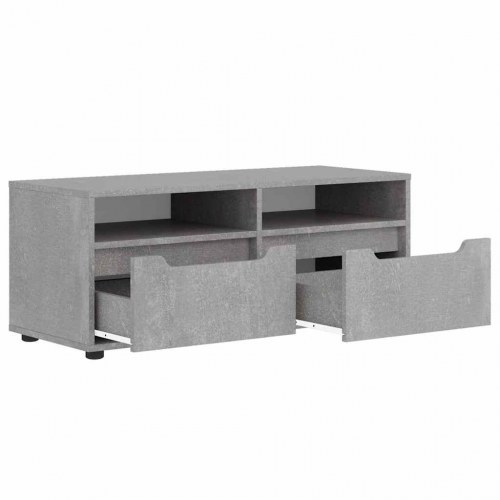 TV-bord VISNES 100 x 40 x 38 cm - betongrå