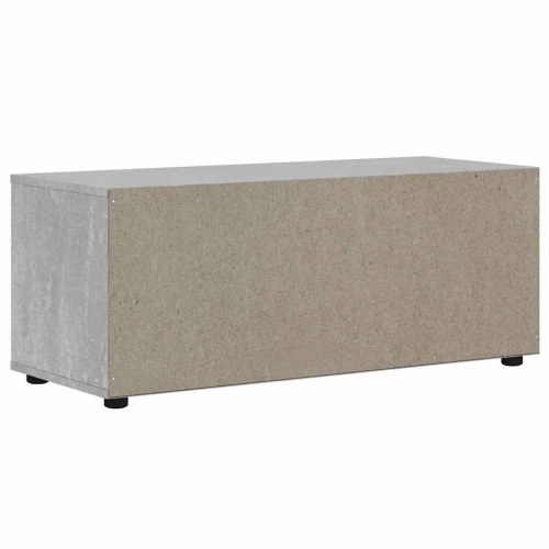TV-bord VISNES 100 x 40 x 38 cm - betongrå
