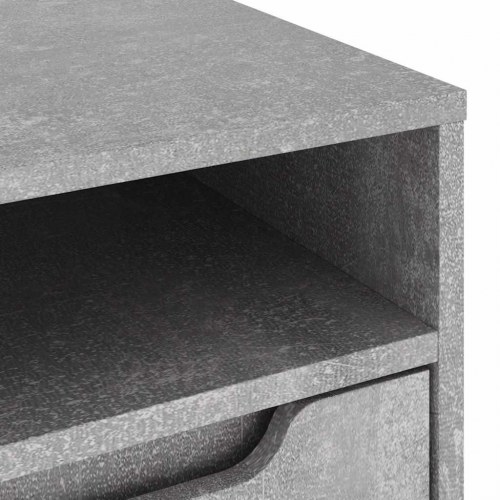 TV-bord VISNES 100 x 40 x 38 cm - betongrå