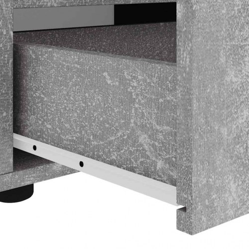 TV-bord VISNES 100 x 40 x 38 cm - betongrå