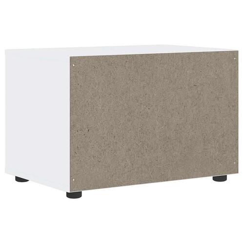 TV-bord VISNES 60x40x38 cm konstrueret træ hvid